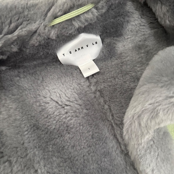 THE ARRIVALS Genuine Sheepskin Biker Jacket - Picture 3 of 4